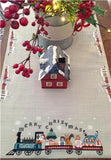 Twin Peak Primitives ~ Santa's Train Table Runner