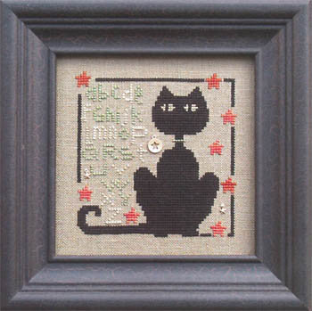 The Trilogy ~ Happy Black Black Cat Day w/charms