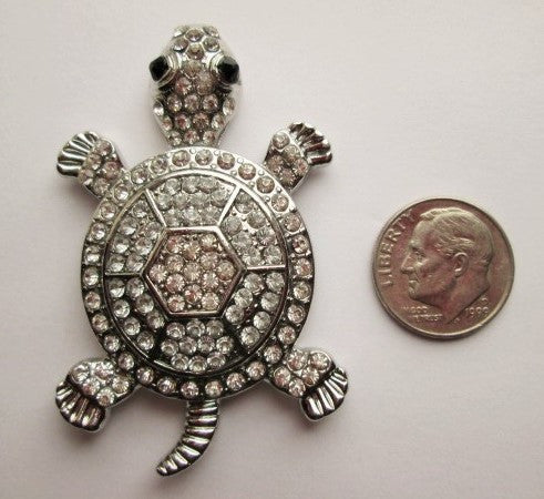 Needle Minder ~ Rhinestone Turtle