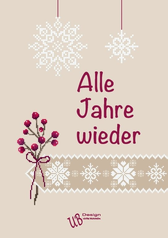 UB Design ~ Alle Jahre wieder (Christmas 2018 Book!)