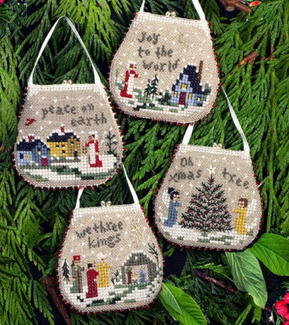 Victoria Sampler ~ Mini Purse Ornaments