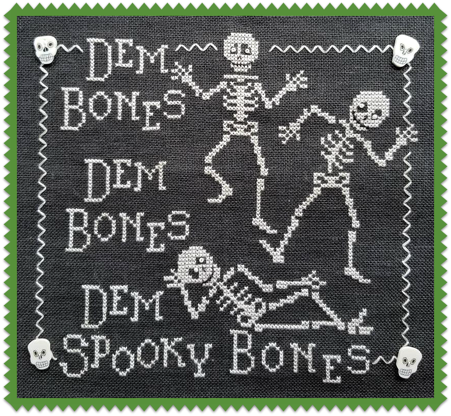 Waxing Moon Designs ~ Dem Bones!