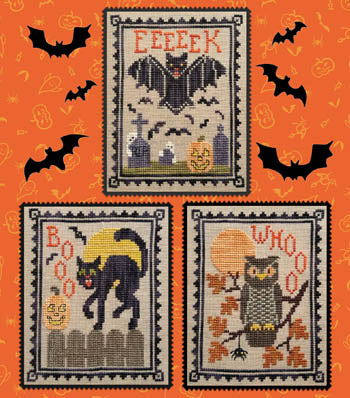 Waxing Moon Designs ~ Halloween Critter Trio