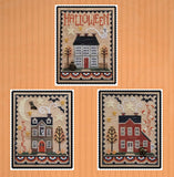 Waxing Moon Designs ~ Halloween House Trio