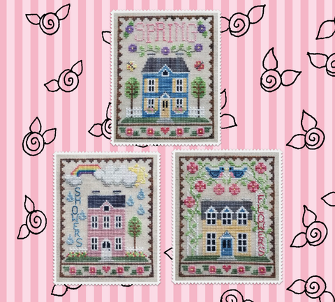 Waxing Moon Designs ~ Spring House Trio